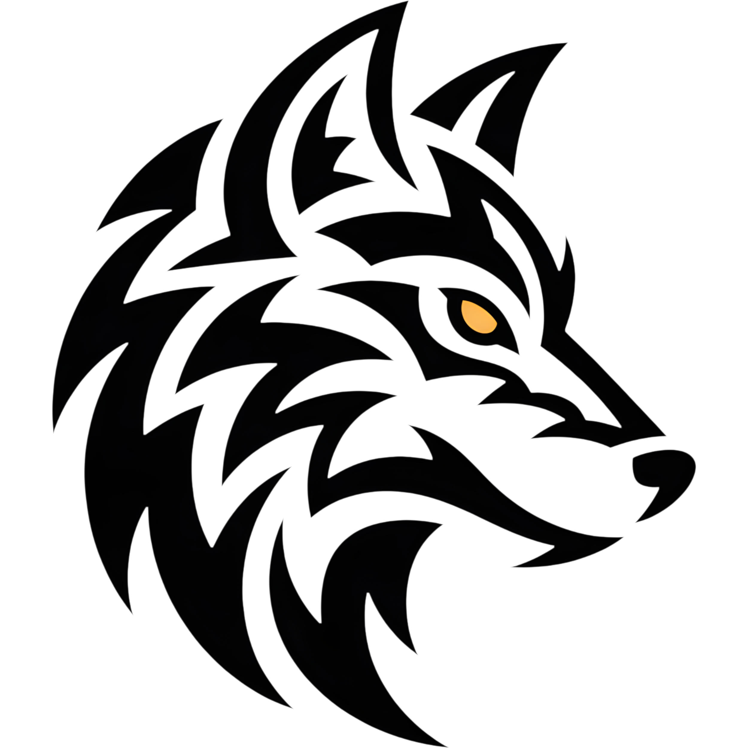 Tribal Wolf Logo